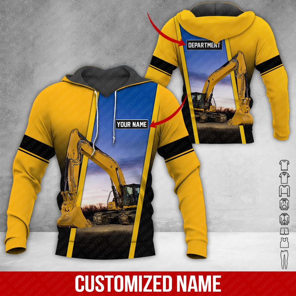 3D Printing Operator - Custom Name Excavator Operator Digger Camo