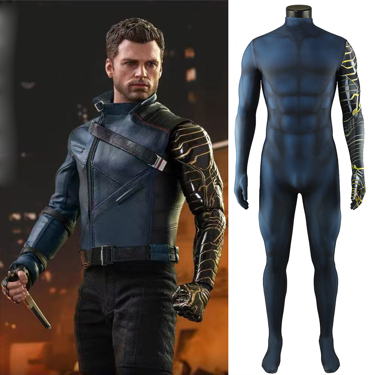 3D Printing Game - Thunderbolts Cosplay Winter Soldier Barnes Costume