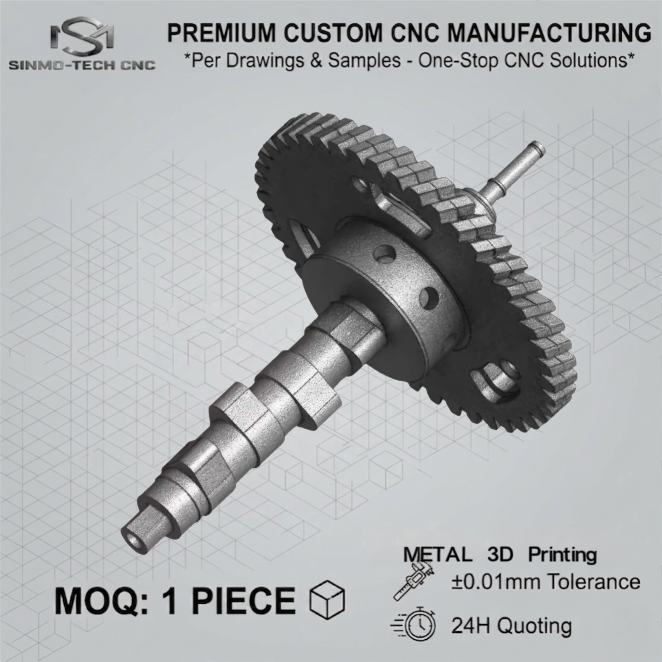 3D Printing Industrial - Custom Inconel Cobalt Chrome Metal 3D