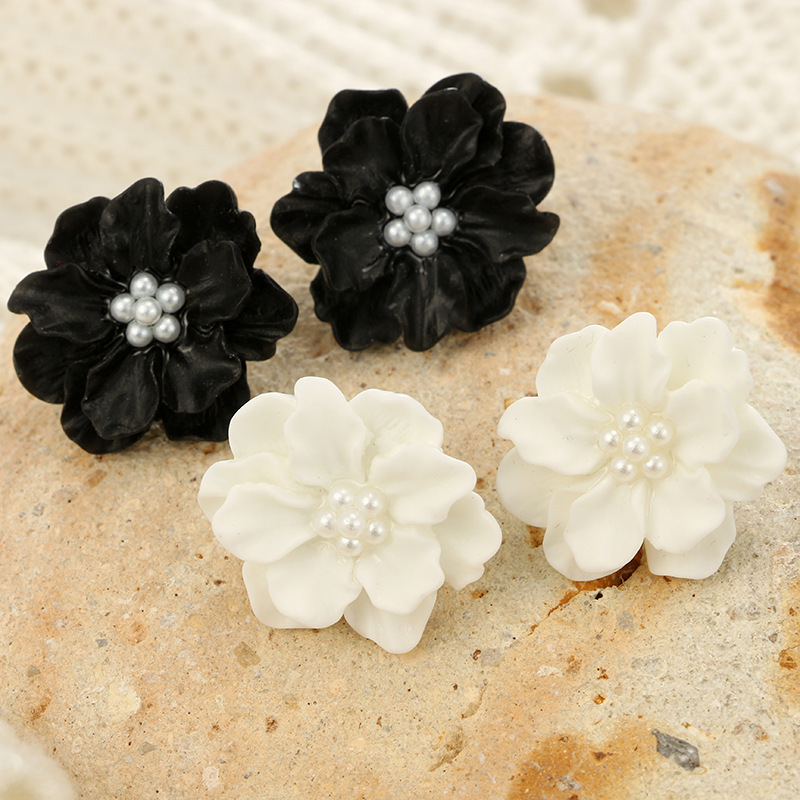 3D Pink White Flower Earrings  - đánh giá và giá 3D Printing Earrings