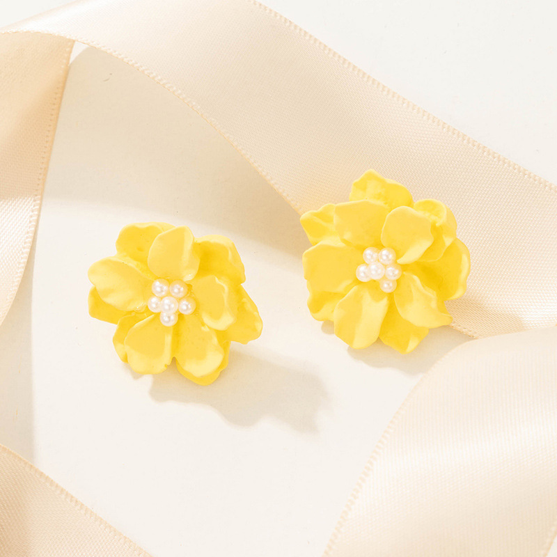 3D Pink White Flower Earrings  - đánh giá và giá 3D Printing Earrings