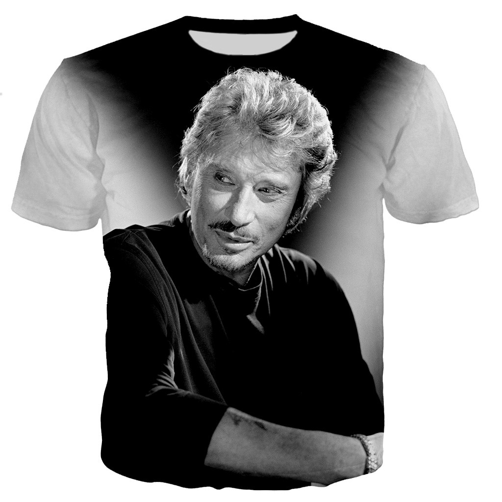 Johnny Hallyday 3D Printed T-s - đánh giá và giá 3D Printing Industrial