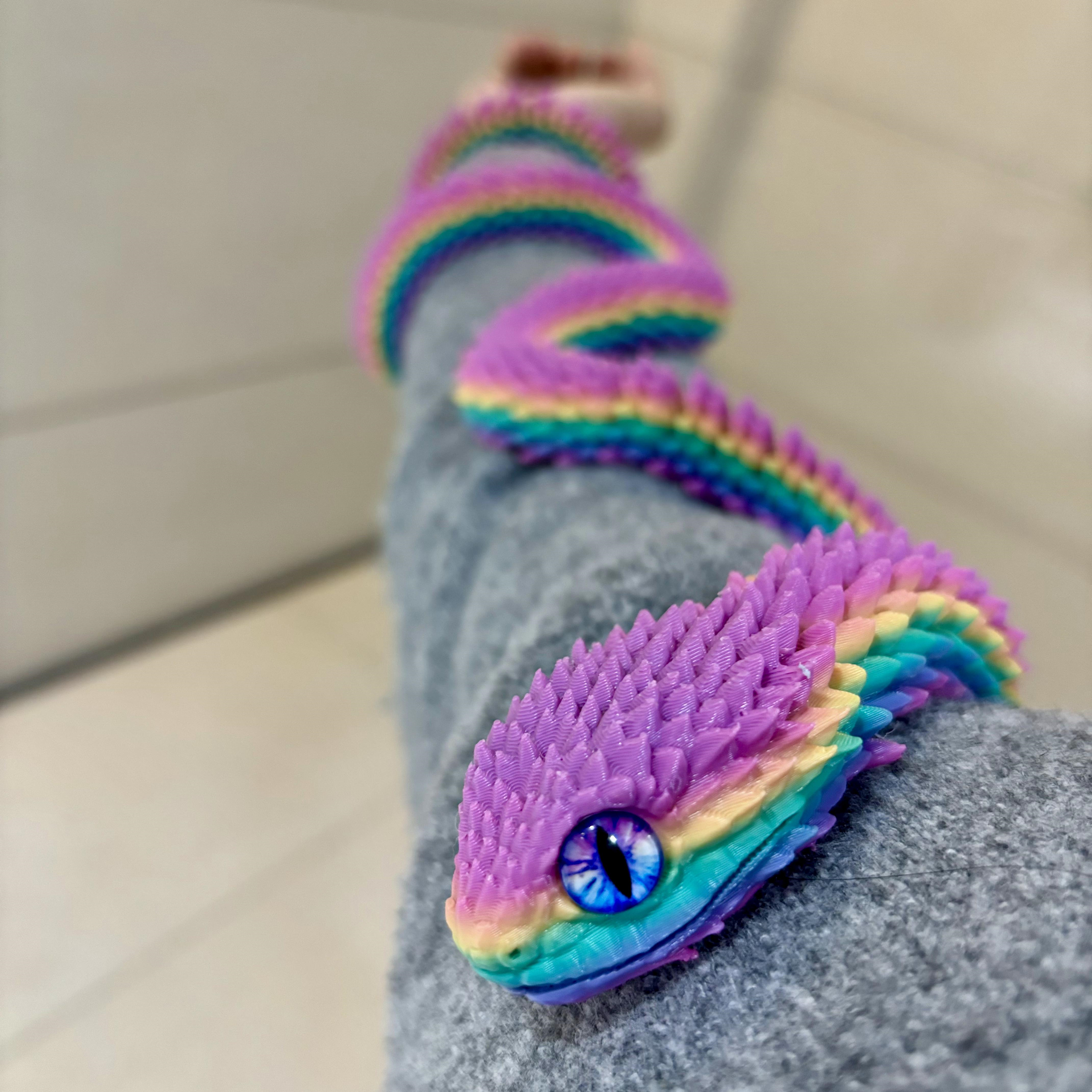 Action Figure 3D Printed Snake - đánh giá và giá 3D Printing Action Figure