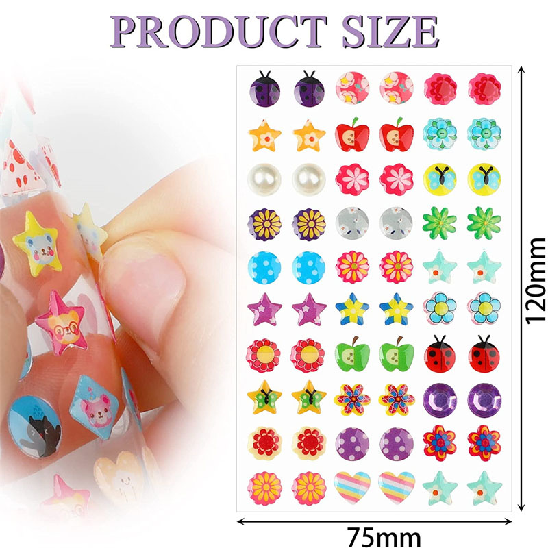 3D Self Adhesive Sticker Earri - đánh giá và giá 3D Printing Earrings