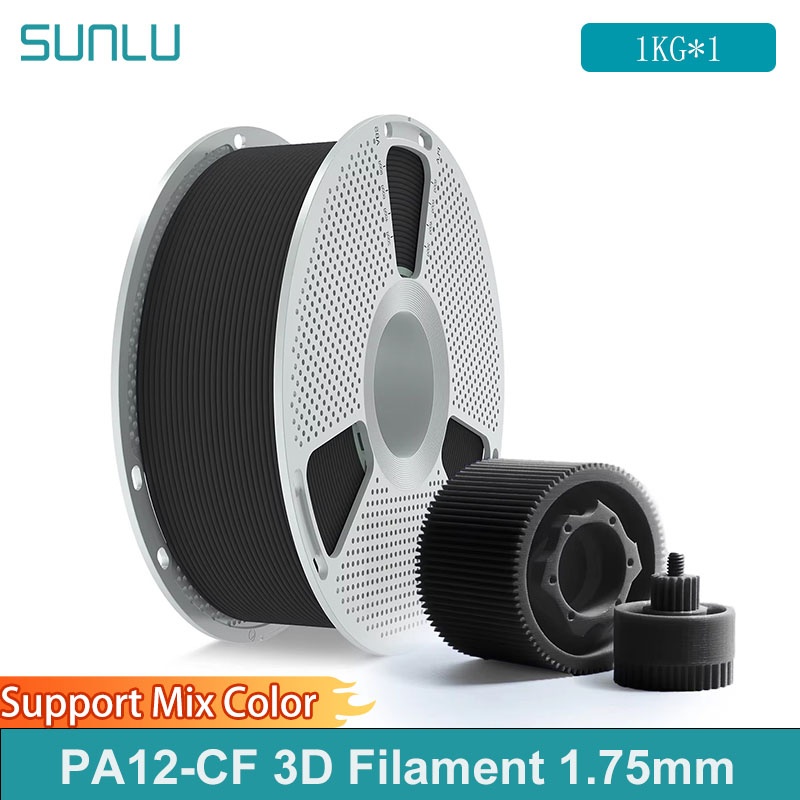 SUNLU PA12-CF 3D Filament 1.75 - đánh giá và giá 3D Printing Industrial