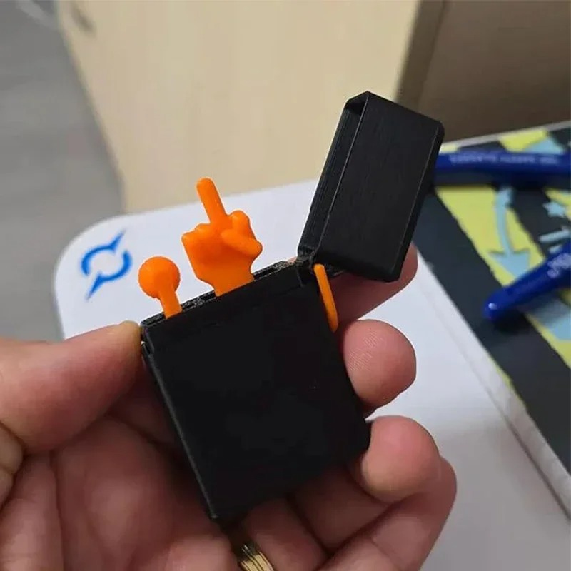 3D Printed Middle Finger Prank - đánh giá và giá 3D Printing Gif