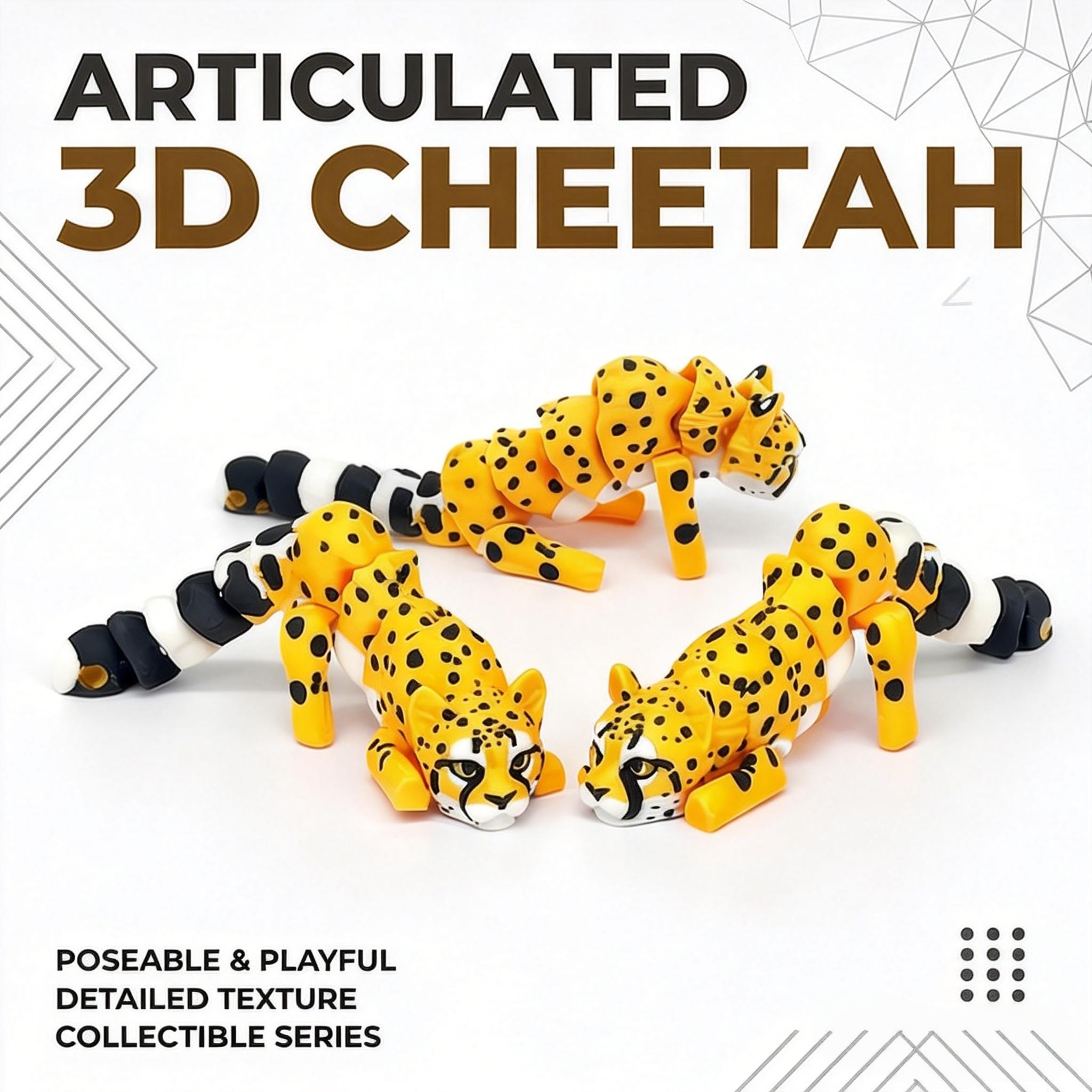 1/2/4 Pieces - 3D Printed Arti - đánh giá và giá 3D Printing Gif