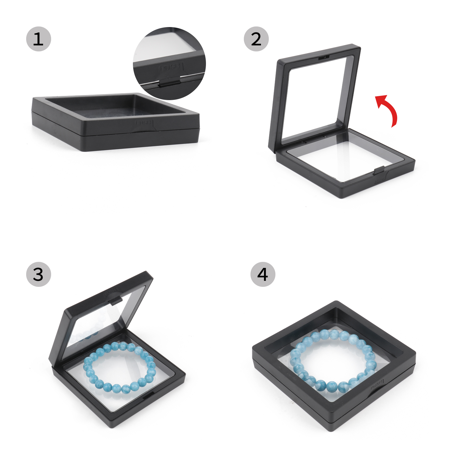 PE Film Black Jewelry Storage  - đánh giá và giá 3D Printing Earrings