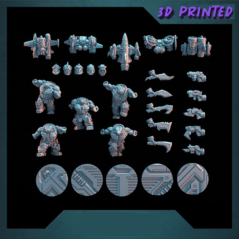Rocket Orcs  Armour Miniature, - đánh giá và giá 3D Printing Action Figure