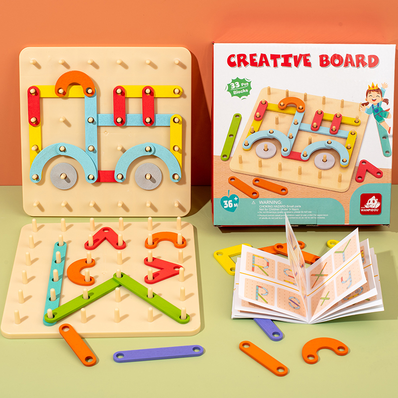 Children Wooden Creative Nail  - đánh giá và giá Build Plate