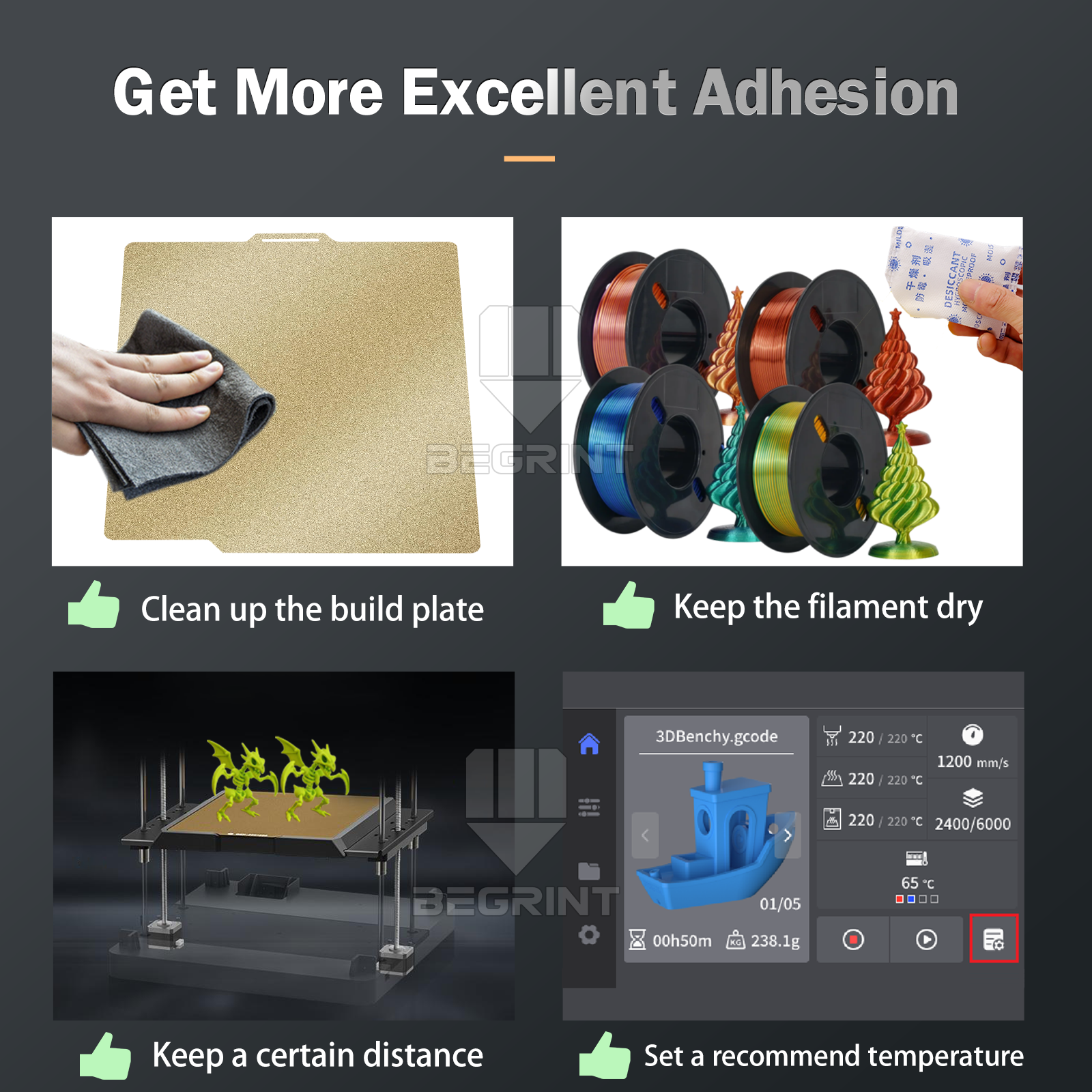 For Bambu Lab P2S PEI Textured - đánh giá và giá 3D Printing Qr Codes