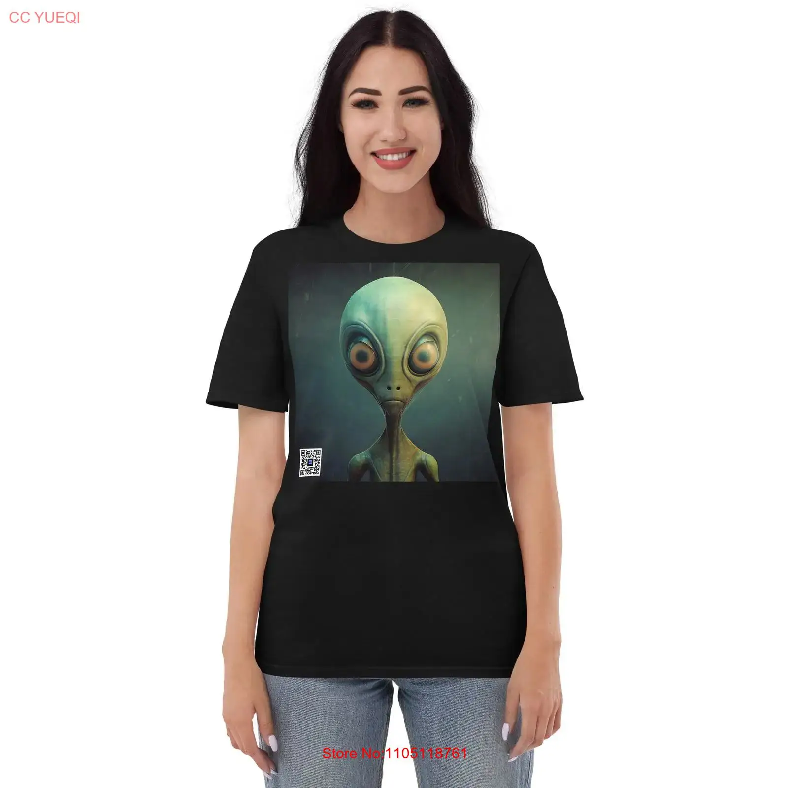Alien T Shirt smartphone camer - đánh giá và giá 3D Printing Qr Codes