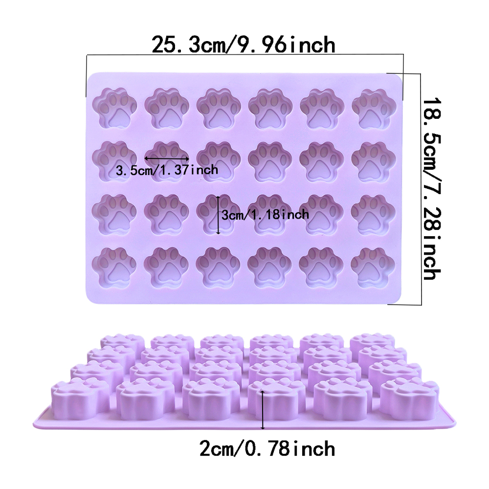 1pc 24 hole cat paw shaped cho - đánh giá và giá 3D Printing With Silicone