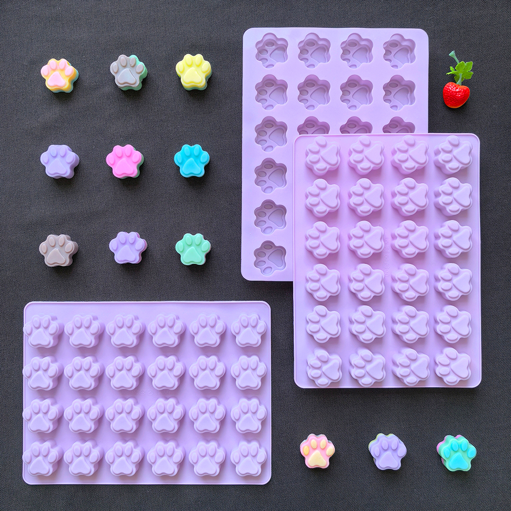 1pc 24 hole cat paw shaped cho - đánh giá và giá 3D Printing With Silicone