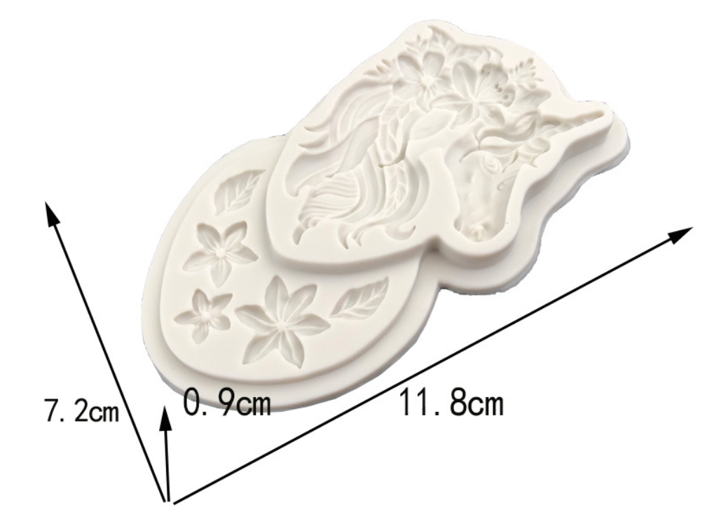 3D Unicorn Silicone Mold Cupca - đánh giá và giá 3D Printing With Silicone