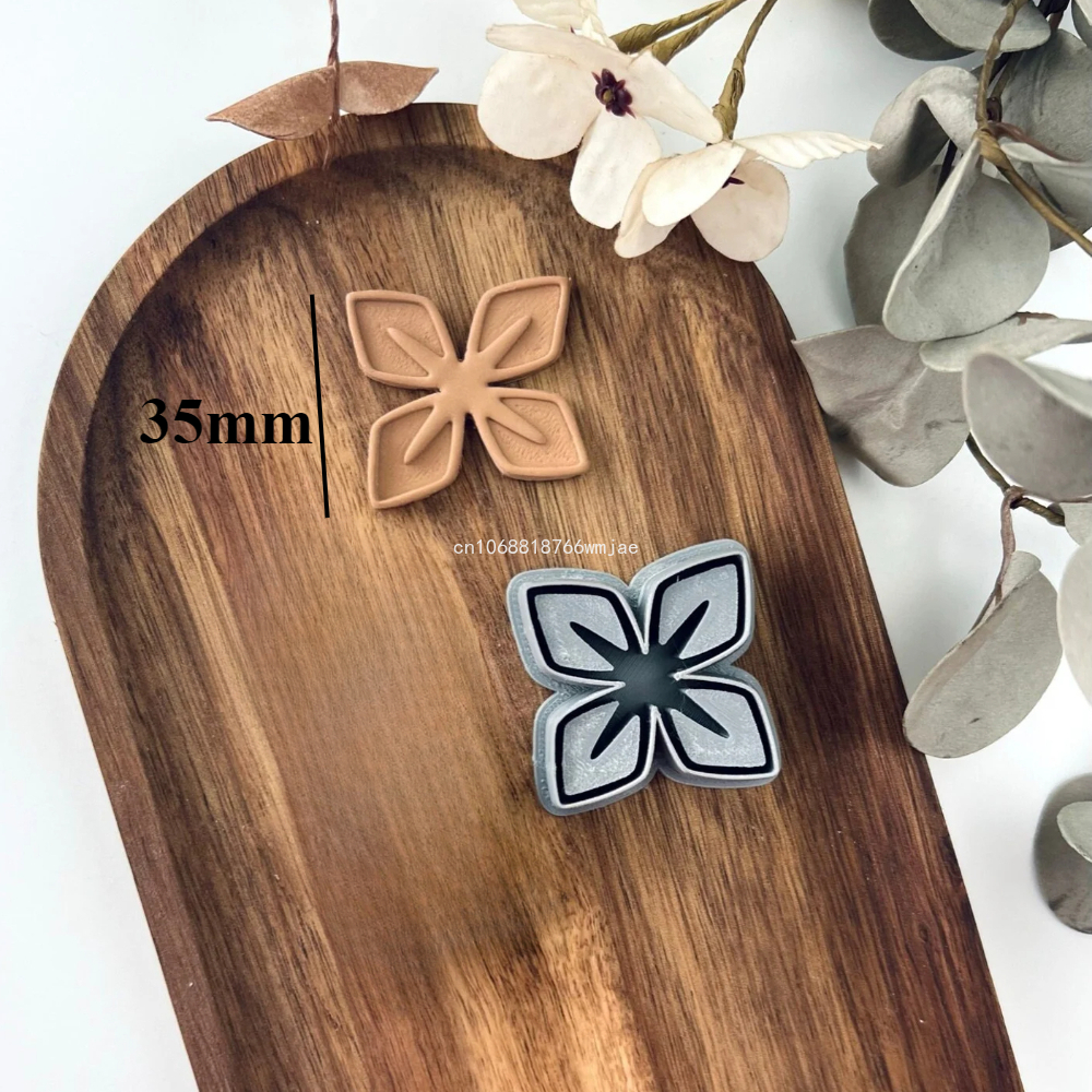 Lily Shape Polymer Clay Cutter - đánh giá và giá 3D Printing Earrings