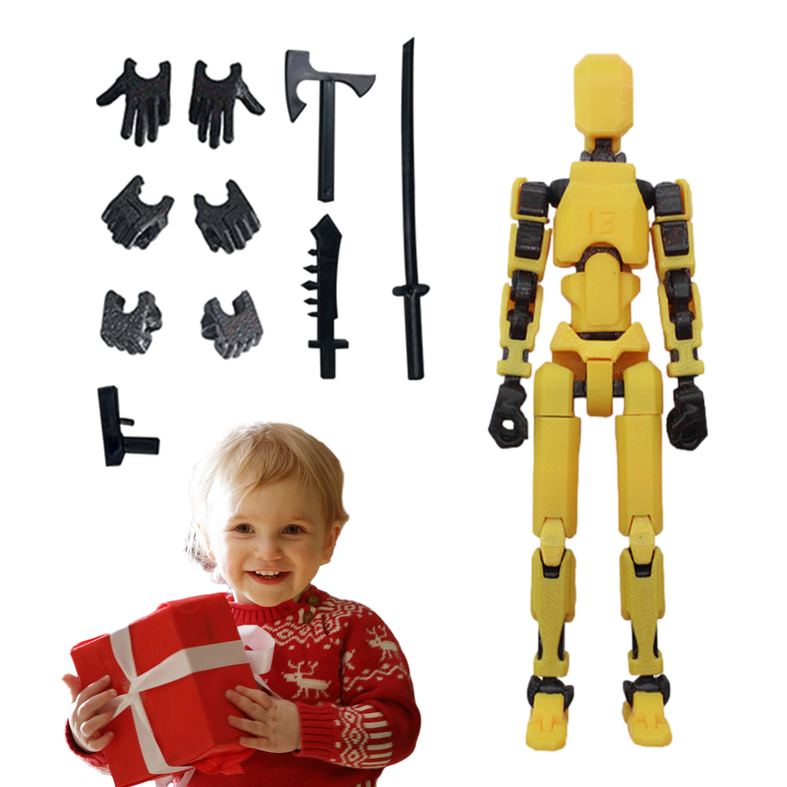 1PCS 13 Joints Figure Articula - đánh giá và giá 3D Printing Action Figure