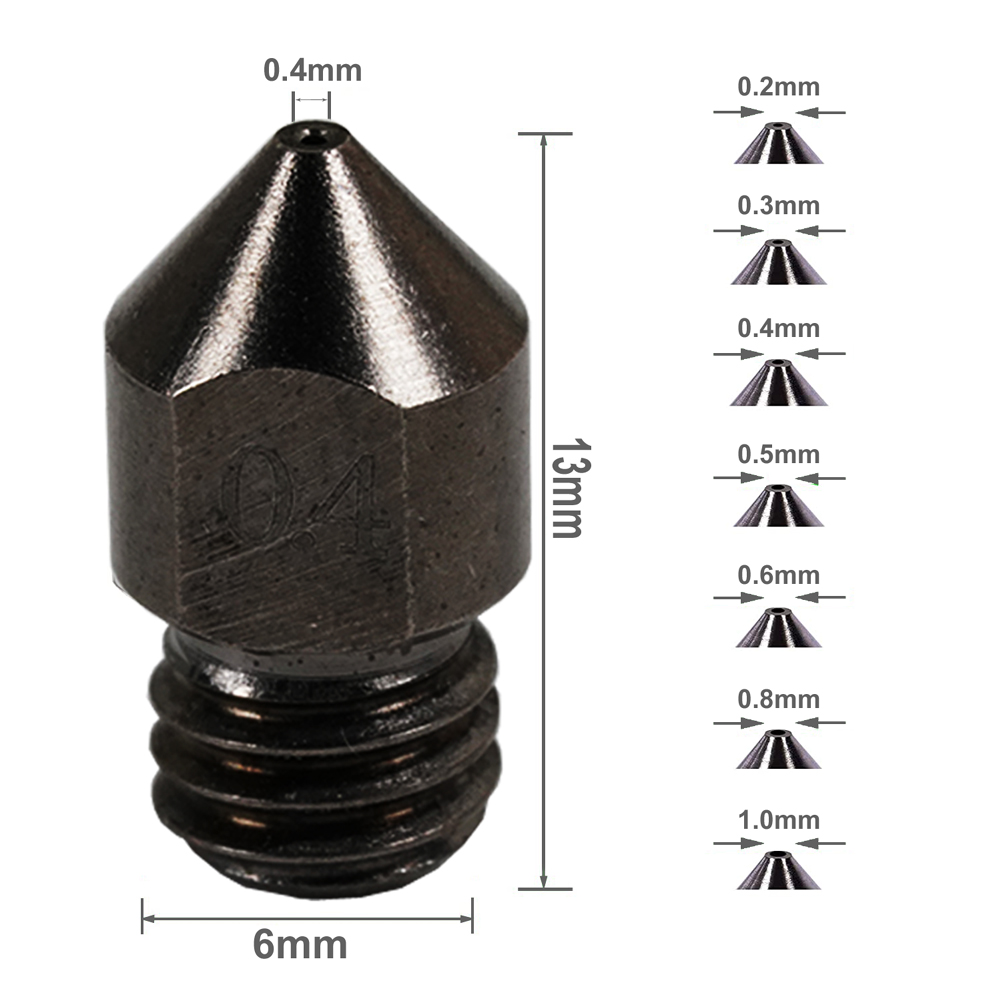1.75mm MK8 3D Printer Hardened - đánh giá và giá 3D Printing Industrial
