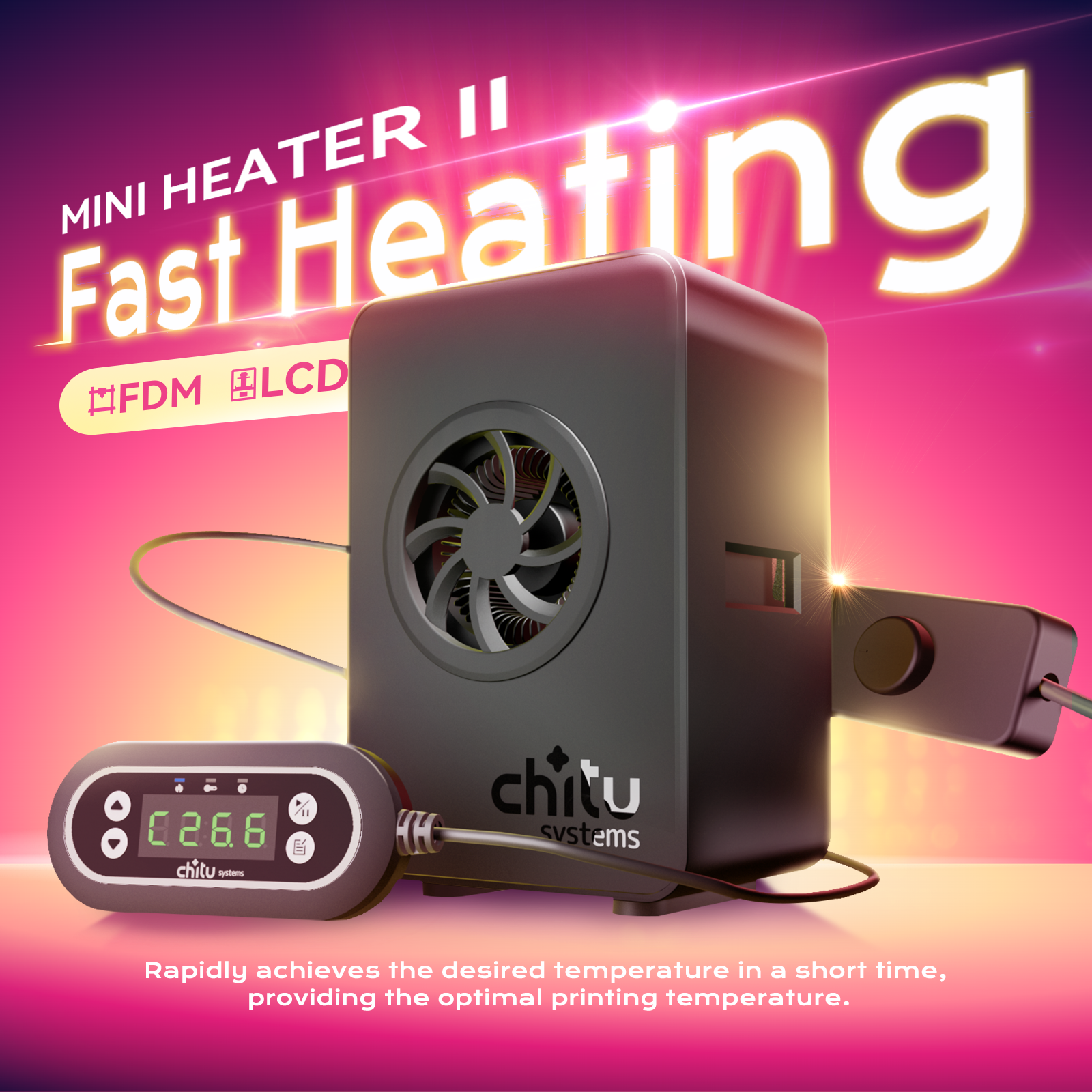 Chitu Systems H2 Mini Heater N - đánh giá và giá 3D Printing Fff