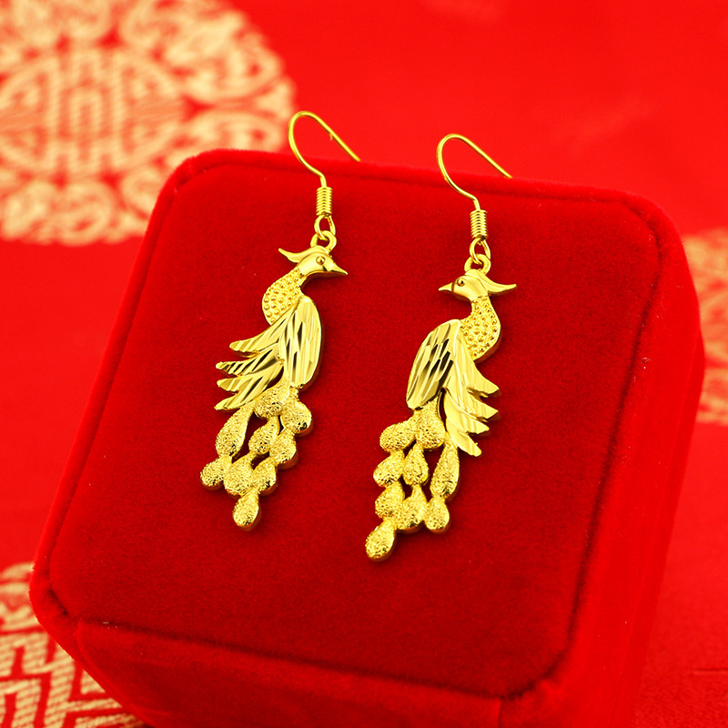 Fashion 14K Yellow Gold Color  - đánh giá và giá 3D Printing Earrings