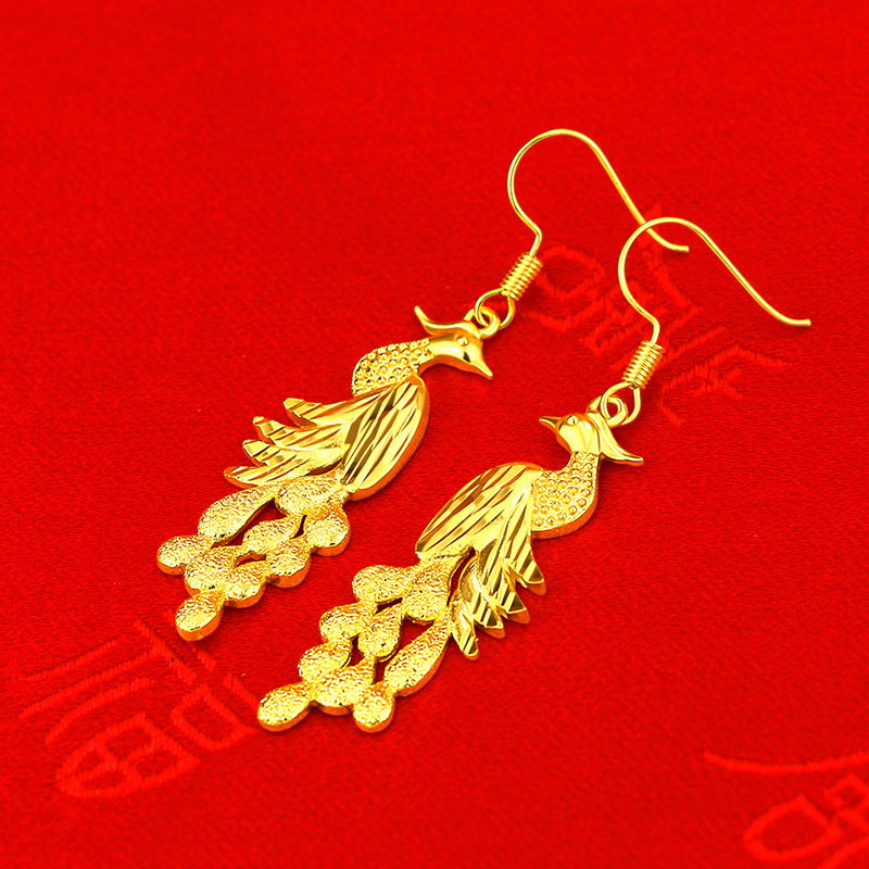 Fashion 14K Yellow Gold Color  - đánh giá và giá 3D Printing Earrings