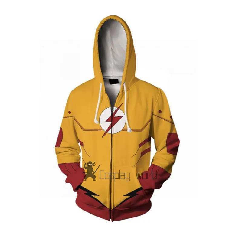 Movie Flash Cosplay Hoodie Zip - đánh giá và giá 3D Printing Game