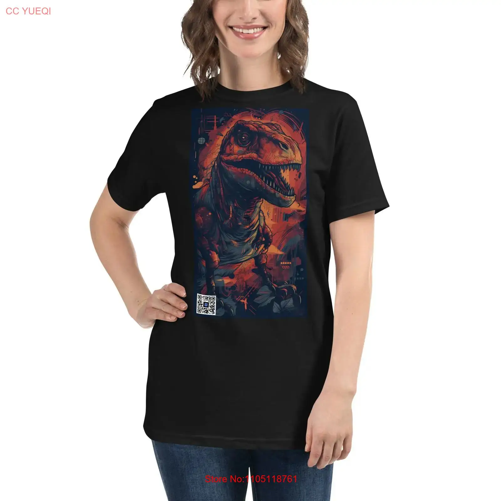Dinosaur T Shirt smartphone ca - đánh giá và giá 3D Printing Qr Codes