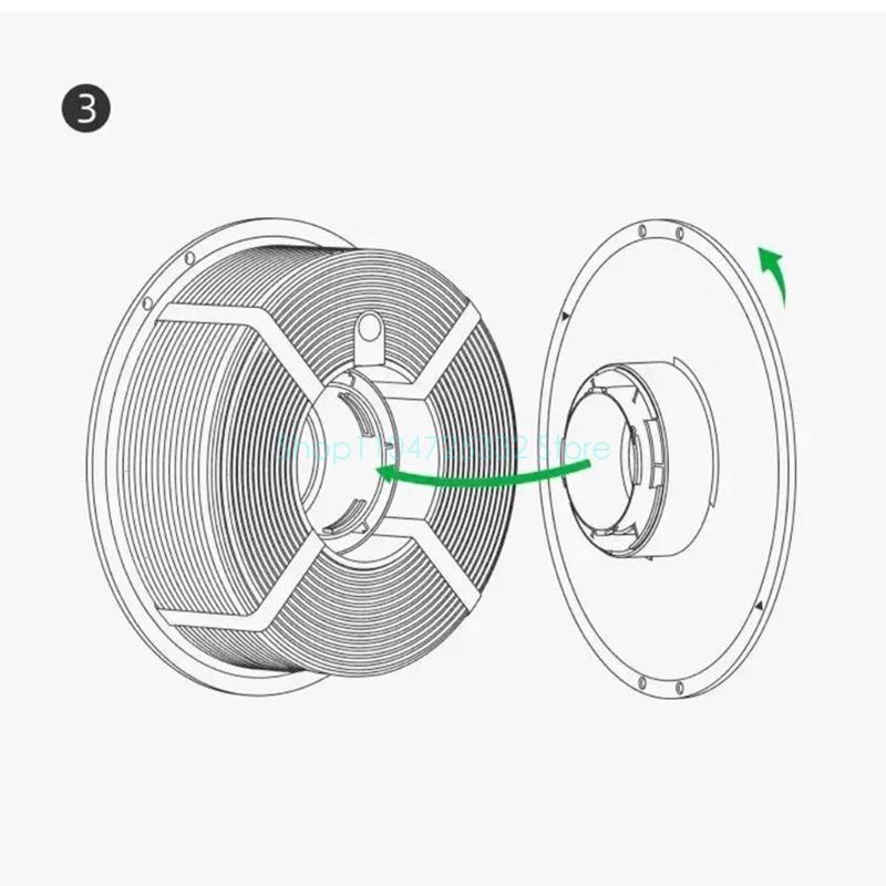 Black Filament Holder Reusable - đánh giá và giá 3D Printing High Temperature Materials