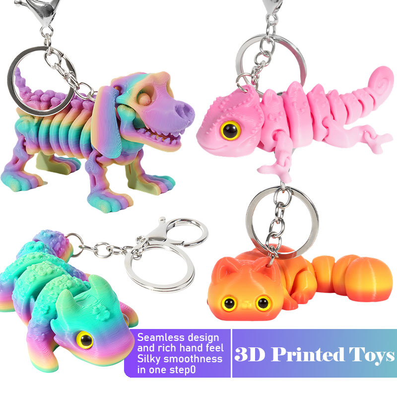 3D Printed Chameleon Keychain  - đánh giá và giá 3D Printing Gif