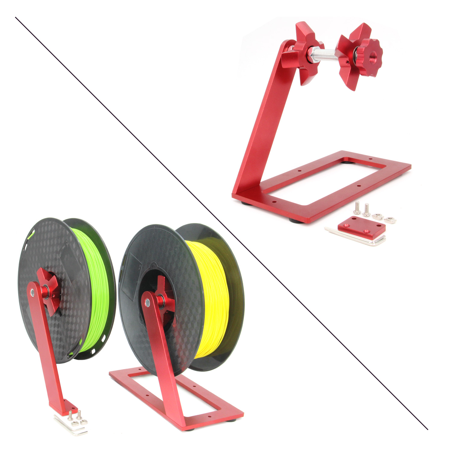 3D Printer Filament Holder Rot - đánh giá và giá Carbon Fiber Filament