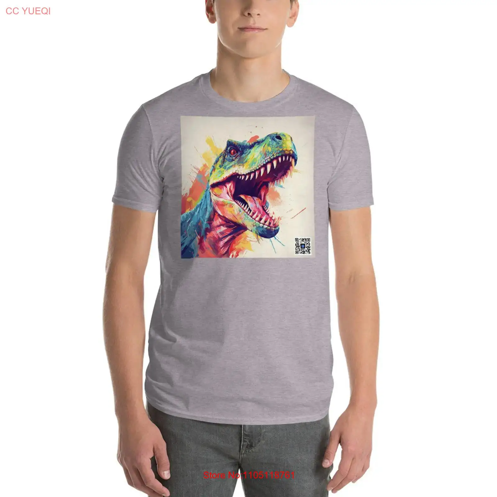 Dinosaur T Shirt smartphone ca - đánh giá và giá 3D Printing Qr Codes