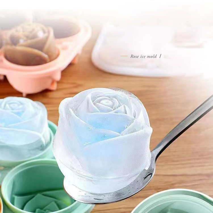 3D Rose Ice Molds 4 Holes Ice  - đánh giá và giá 3D Printing With Silicone