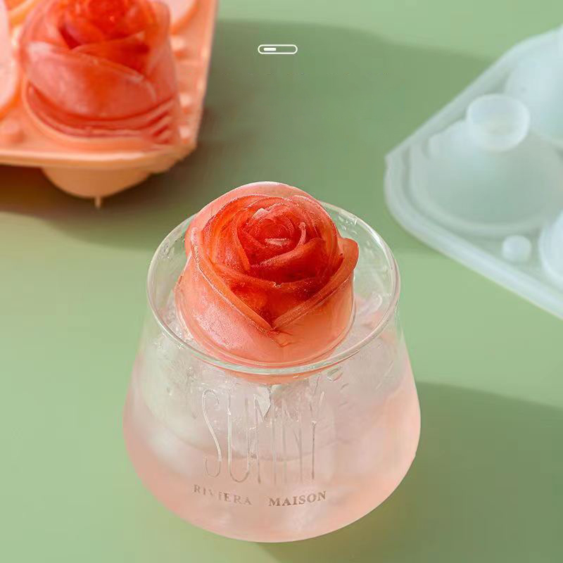 3D Rose Ice Molds 4 Holes Ice  - đánh giá và giá 3D Printing With Silicone