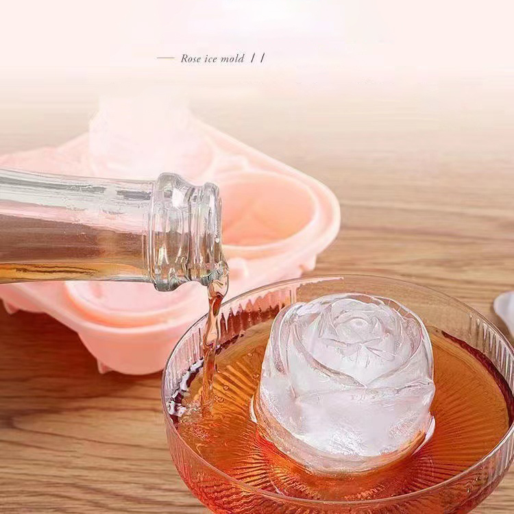 3D Rose Ice Molds 4 Holes Ice  - đánh giá và giá 3D Printing With Silicone