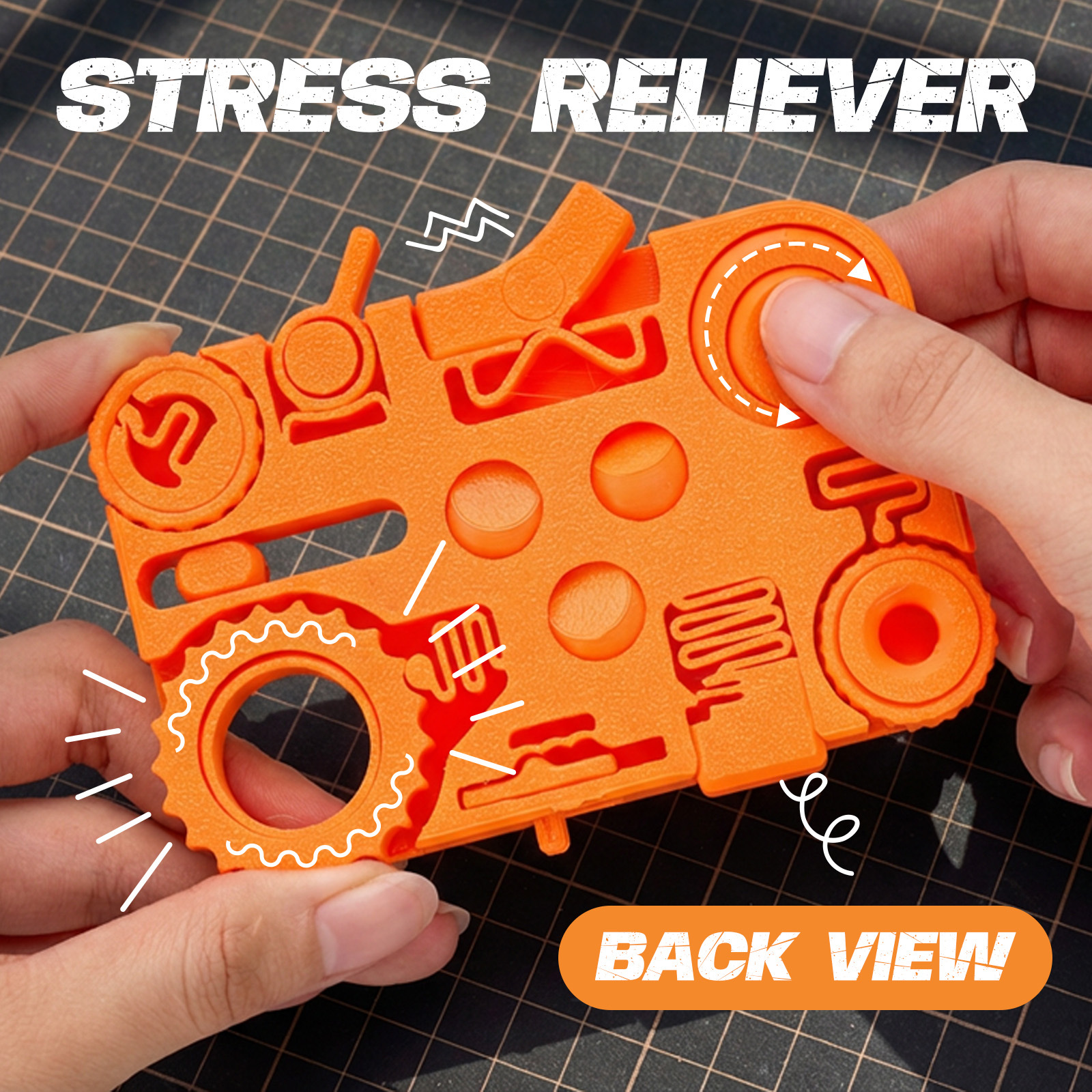 12-in-1 Stress Relief Toy 3D P - đánh giá và giá 3D Printing Gundam