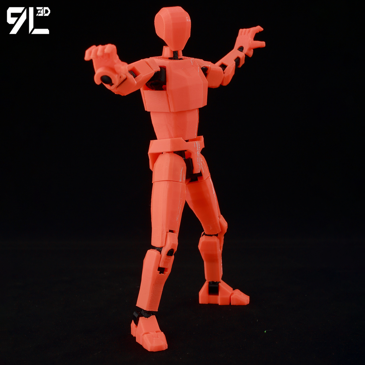 9L 3D Printed Articulated Dumm - đánh giá và giá 3D Printing Action Figure