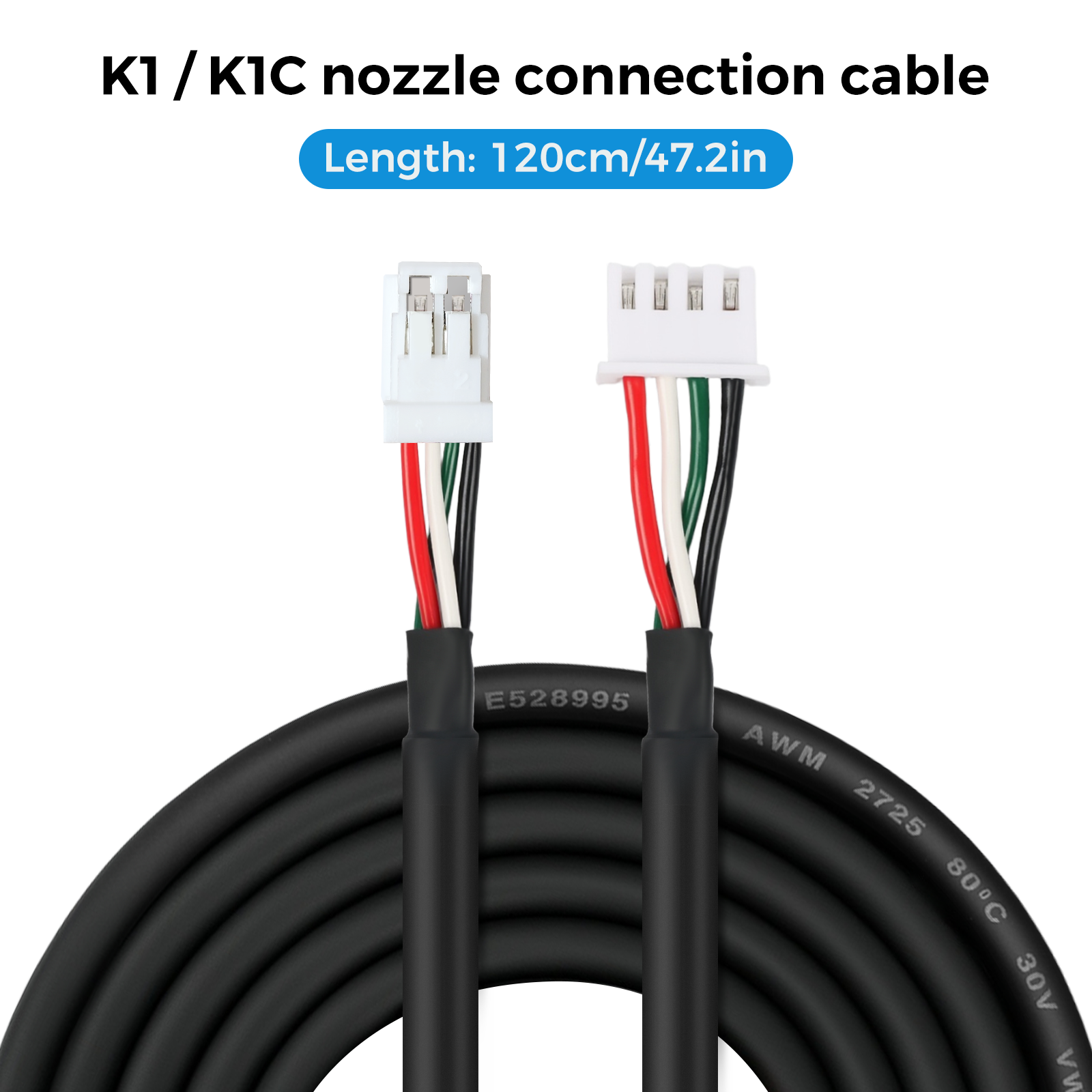 Creality K1/K1C Nozzle Connect - đánh giá và giá 3D Printer Cable Chain