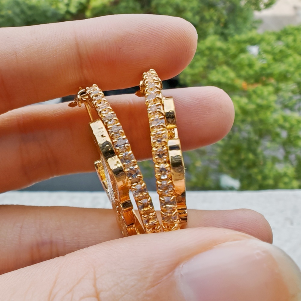 LeeChee Mini White Zircon Cust - đánh giá và giá 3D Printing Earrings