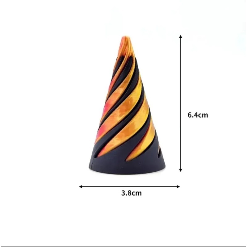3D Printed Rotating Pyramid Sp - đánh giá và giá 3D Printing Gif