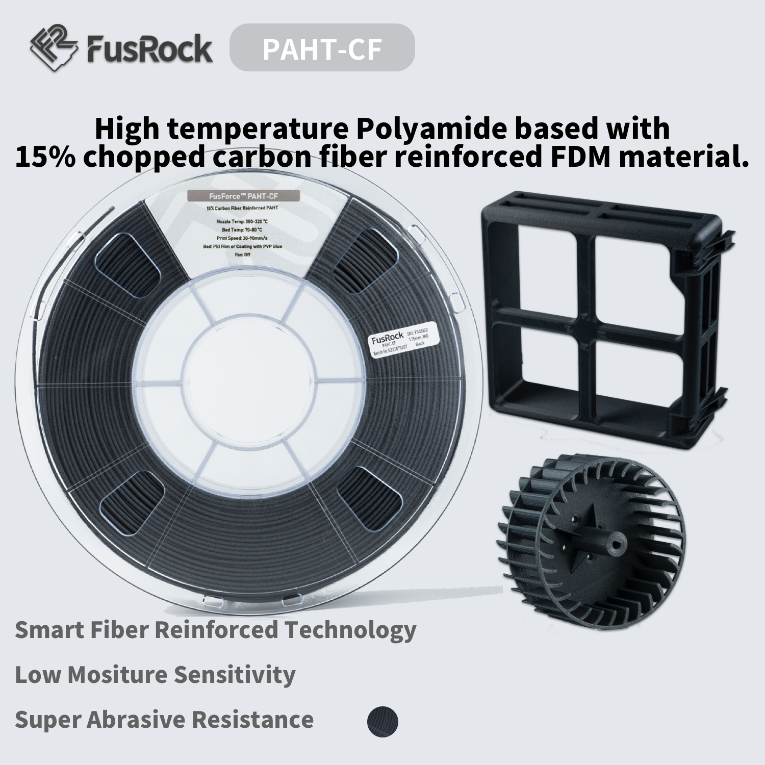 3D printing PAHT-CF  carbon fi - đánh giá và giá 3D Printing High Temperature Materials
