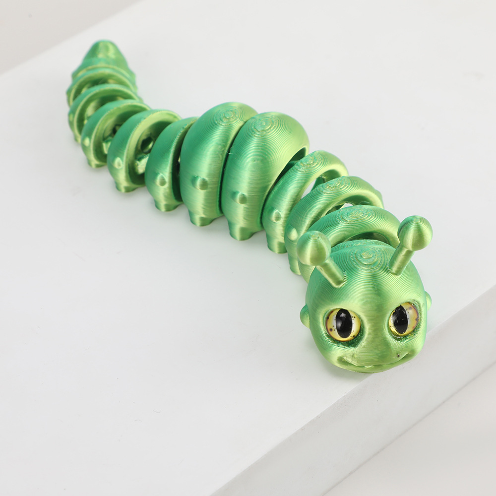 New 3D Printed Caterpillar Toy - đánh giá và giá 3D Printing Gif