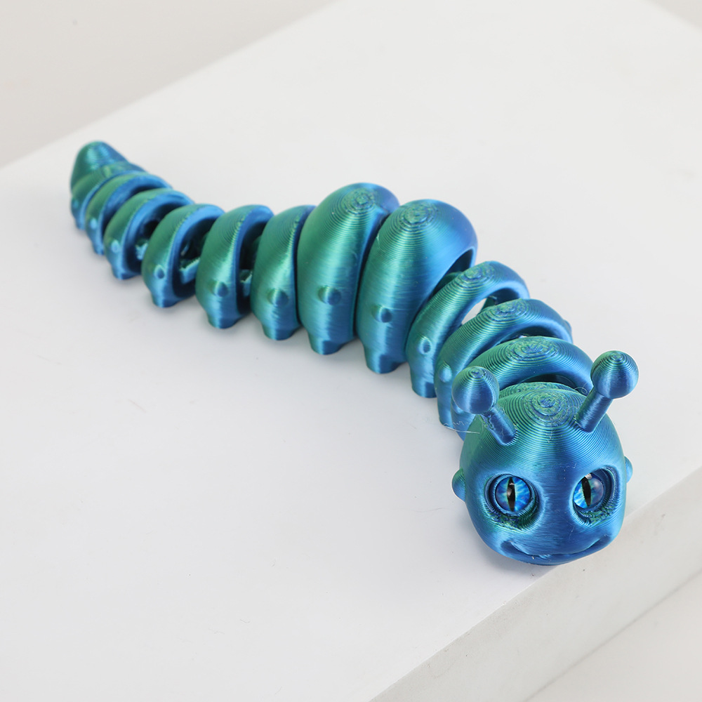 New 3D Printed Caterpillar Toy - đánh giá và giá 3D Printing Gif