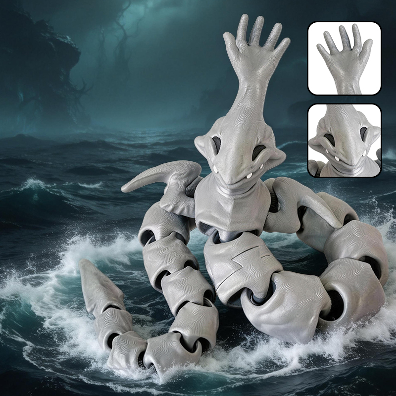New 3D Printing Sea Eater Bloo - đánh giá và giá 3D Printing Action Figure