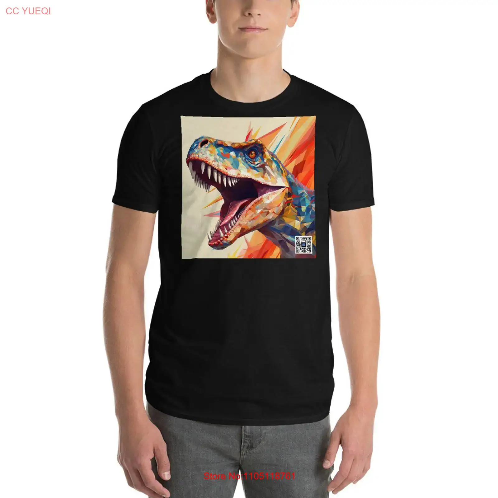 Dinosaur T Shirt smartphone ca - đánh giá và giá 3D Printing Qr Codes