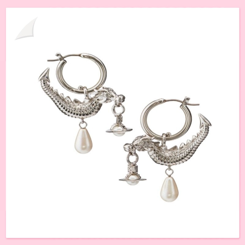 Silver Plated Dragon Hoop Earr - đánh giá và giá 3D Printing Earrings