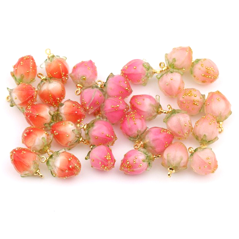 3D Strawberry Fruit Resin Char - đánh giá và giá 3D Printing Earrings
