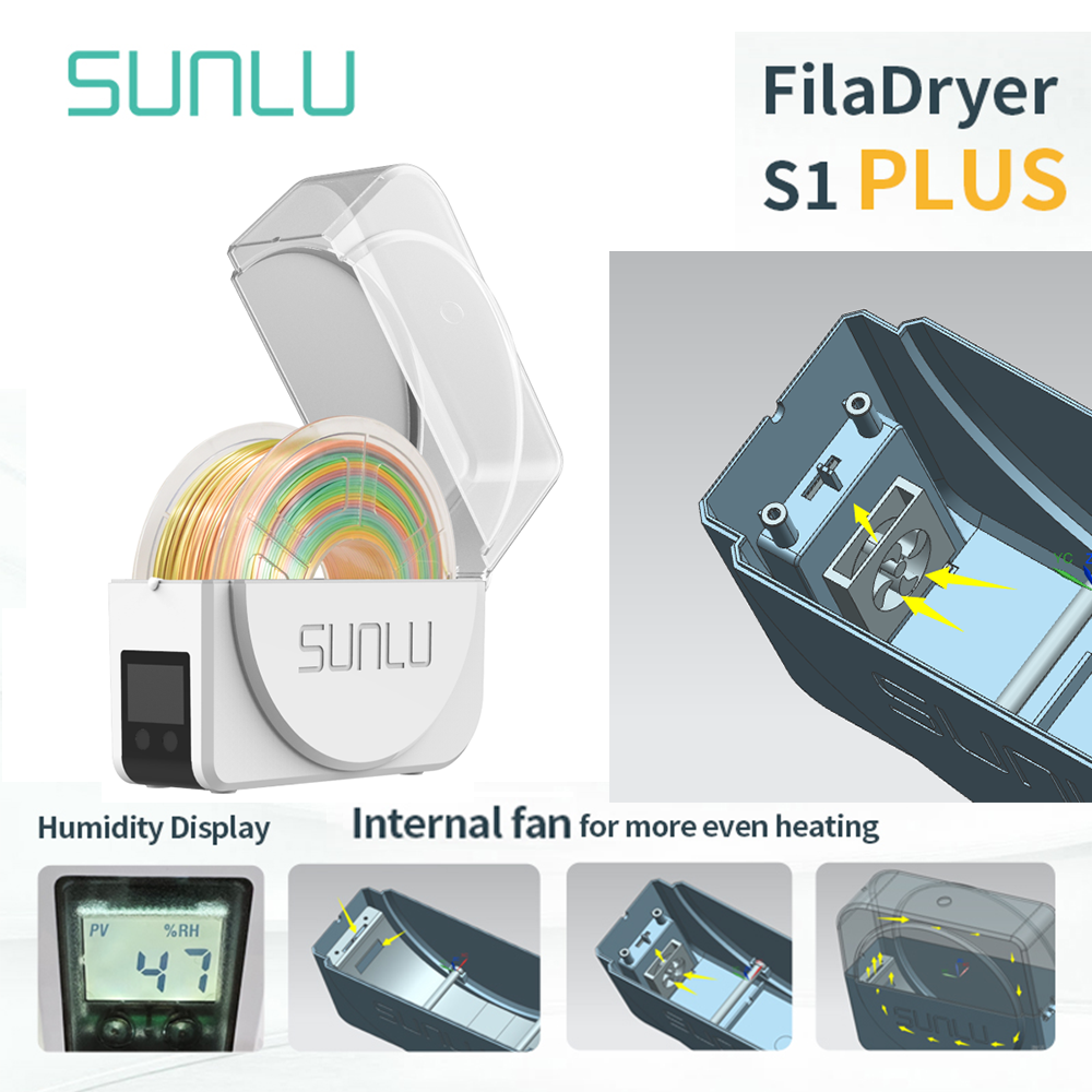 SUNLU Filament Dryer S1 Plus B - đánh giá và giá 3D Printing Fff