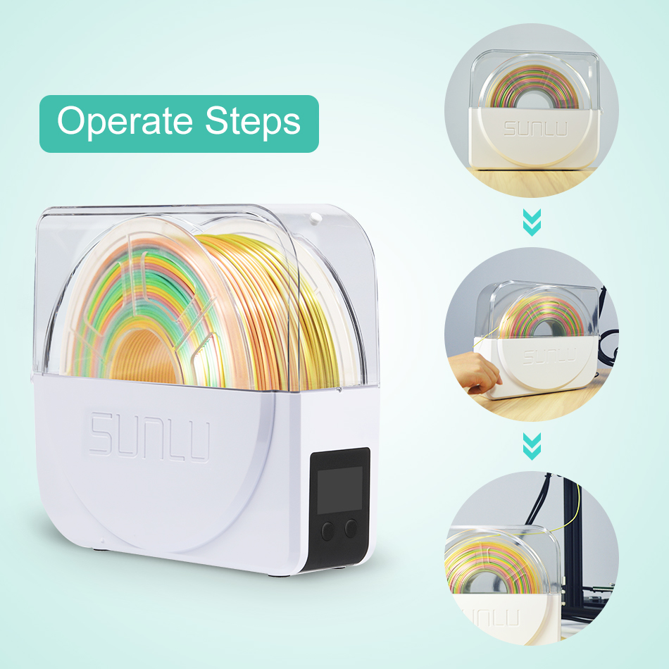 SUNLU Filament Dryer S1 Plus B - đánh giá và giá 3D Printing Fff