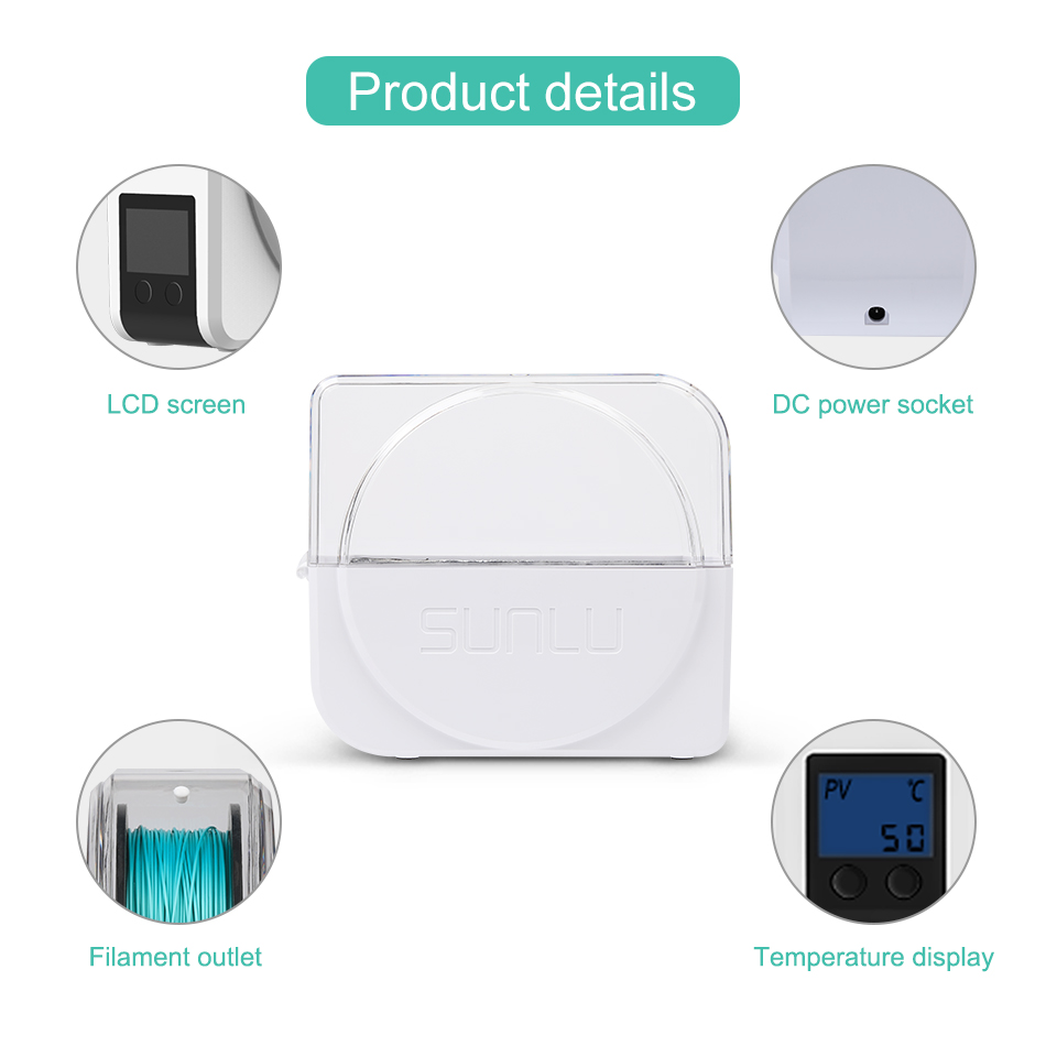 SUNLU Filament Dryer S1 Plus B - đánh giá và giá 3D Printing Fff