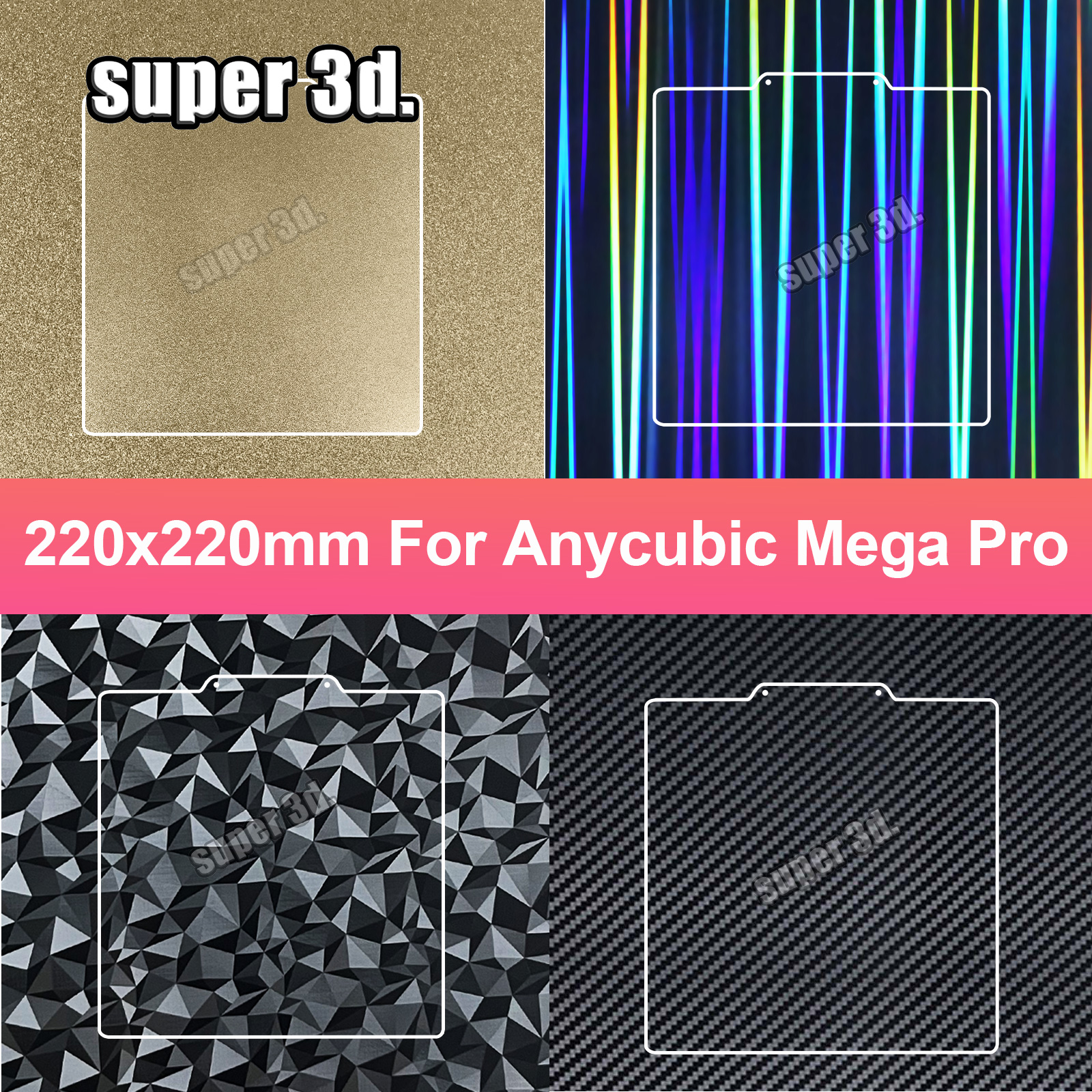 PEO PEI build plate 220x220 An - đánh giá và giá 3D Printing Industrial
